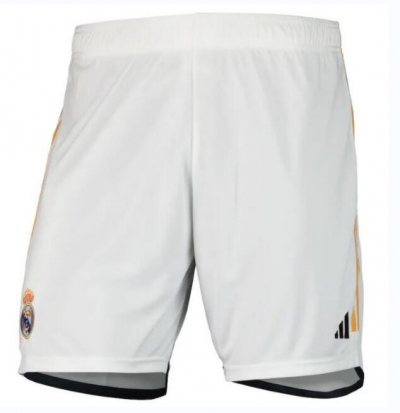 23-24 Real Madrid Home Soccer Shorts