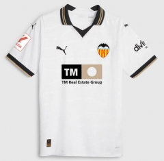 23-24 Valencia Home Soccer Jersey Shirt
