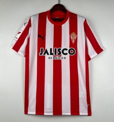 23-24 Gijon Home Soccer Jersey Shirt