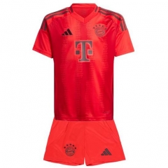 Children Kits 24-25 Bayern Munich Home Soccer Uniforms