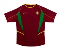 Retro Portugal 2002 Home Soccer Jersey Shirt