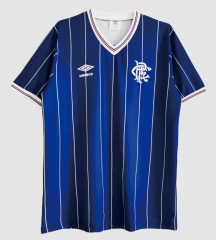 Retro 82/83 Glasgow Rangers Home Soccer Jersey Shirt