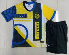 Children 20-21 Inter Milan 4th Away Soccer Kits