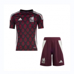 Children 2024 Copa America Mexico Home Soccer Kit