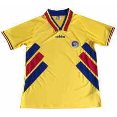 Retro 1994 Romania Home Soccer Jersey Shirt