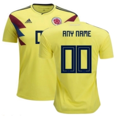 Colombia 2018 World Cup Home Personalized Soccer Jersey Shirt