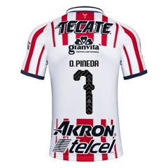 18-19 Deportivo Guadalajara Chivas O. PINEDA 7 Home Soccer Jersey Shirt