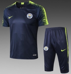 18-19 Manchester City Royal Blue Short Training Suit