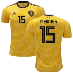 Belgium 2018 World Cup Away THOMAS MEUNIER 15 Soccer Jersey Shirt