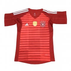 Germany 2018 FIFA World Cup Goalkeeper Red Soccer Jersey Shirt