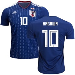 Japan 2018 World Cup SHINJI KAGAWA 10 Home Soccer Jersey Shirt