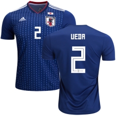 Japan 2018 World Cup NAOMICHI UEDA 2 Home Soccer Jersey Shirt