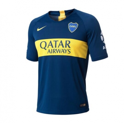 18-19 Boca Juniors Home Soccer Jersey Shirt