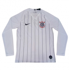 19-20 SC Corinthians Long Sleeve Home Soccer Jersey Shirt
