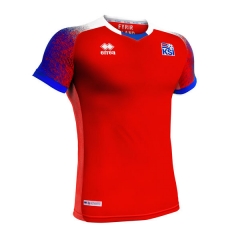 Iceland 2018 FIFA World Cup Third Away Soccer Jersey Shirt Red