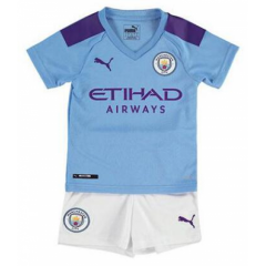 Children 19-20 Manchester City Home Soccer Kits
