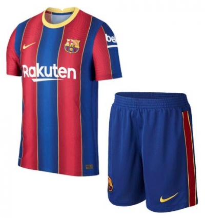 20-21 Barcelona Home Soccer Uniforms