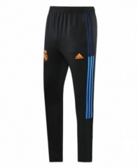 21-22 Real Madrid Black Blue Training Pants