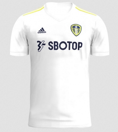 21-22 Leeds United FC Home Soccer Jersey Shirt