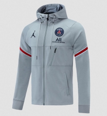 21-22 PSG Grey Hoodie Jacket