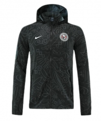 21-22 Club America Black Windbreaker Hoodie Jacket
