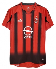 Retro 2004-05 AC Milan Home Soccer Jersey Shirt