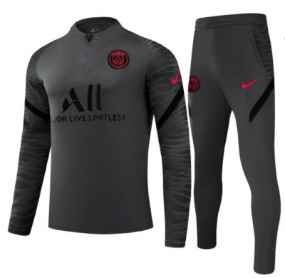 21-22 PSG Grey Training Top and Pants