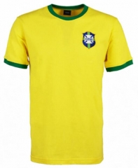 Retro Shirt 1970 Brazil Kit Home Soccer Jersey