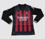 Long Sleeve 22-23 AC Milan Home Soccer Jersey Shirt