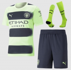 22-23 Manchester City Third Soccer Full Kits