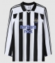 Retro Long Sleeve Shirt 2003-04 Newcastle United Home Soccer Jersey