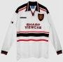 Retro Shirt Long Sleeve 1998-99 Manchester United Kit Away Soccer Jersey