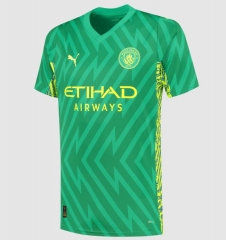Goalkeeper Kit 23-24 Manchester City Green Soccer Jersey Shirt