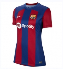 Women Shirt 23-24 Barcelona Home Soccer Jersey
