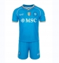 Children Kit 23-24 Napoli Home Soccer Uniforms