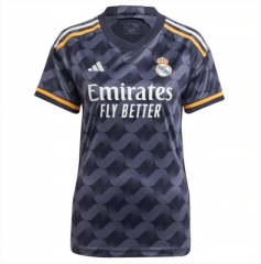 Women Shirt 23-24 Real Madrid Away Soccer Jersey