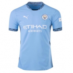 Player Version 24-25 Manchester City Home Soccer Jersey Shirt