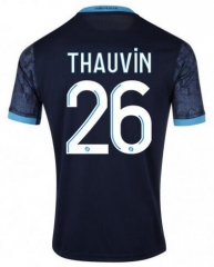 THAUVIN #26 20-21 Olympique de Marseille Away Soccer Jersey Shirt