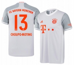 Eric Maxim Choupo-Moting 13 Bayern Munich 20-21 Away Soccer Jersey Shirt