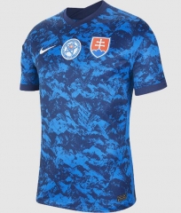 2021 Slovakia Away Soccer Jersey Shirt
