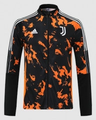 21-22 Juventus Black Orange Training Jacket