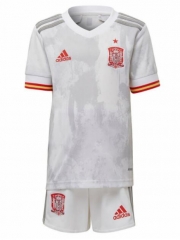 Children 2020-2021 Euro Spain Away Soccer Uniforms