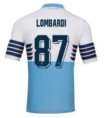 18-19 Lazio LOMBARDI 87 Home Soccer Jersey Shirt