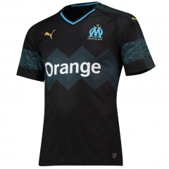 18-19 Olympique de Marseille Away Black Soccer Jersey Shirt