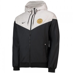 18-19 PSG Light Grey Woven Windrunner Jacket