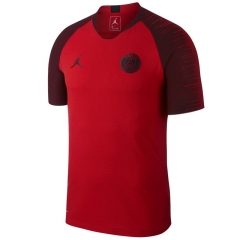 18-19 PSG X Jordan Red Pre-Match Training Shirt