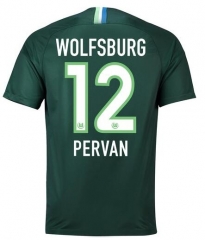 18-19 VfL Wolfsburg PERVAN 12 Home Soccer Jersey Shirt