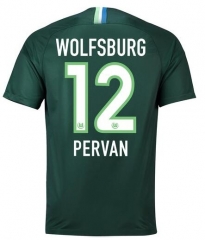18-19 VfL Wolfsburg PERVAN 12 Home Soccer Jersey Shirt