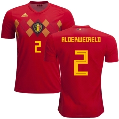 Belgium 2018 World Cup Home TOBY ALDERWEIRELD 2 Soccer Jersey Shirt