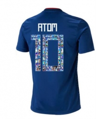 Men Japan 2018 World Cup Home Atom Soccer Jersey Shirt